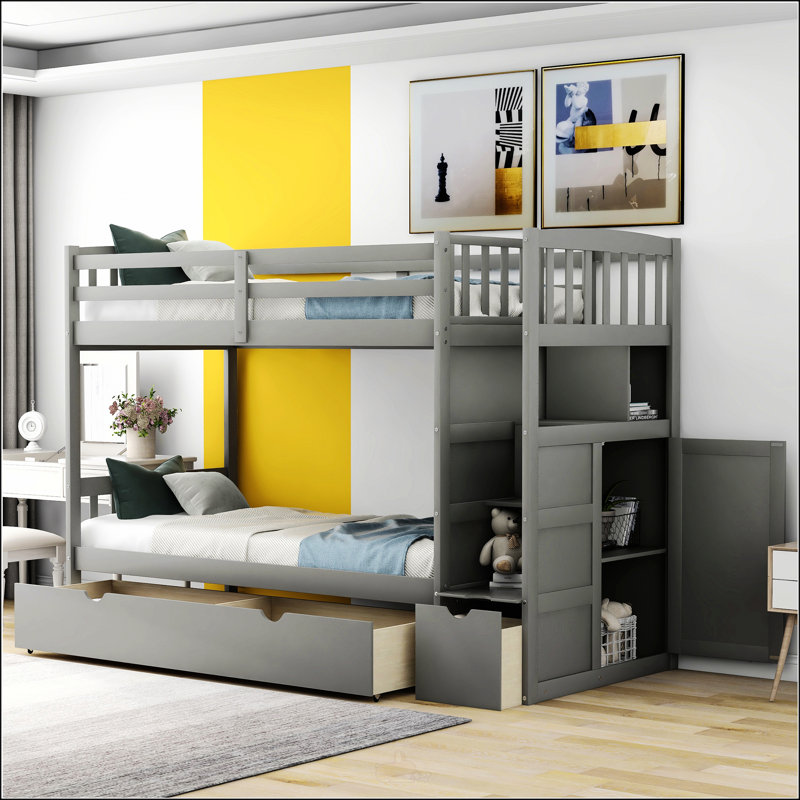  Bunk Bed, Gray