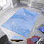 Tapis bleu en polyester Patinkin-354293569