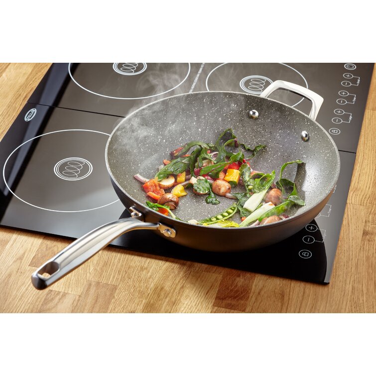 14 Green Ceramic Wok by Ozeri, with Smooth Ceramic Non-Stick Coating (100%  PTFE and PFOA Free)