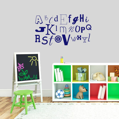 Text & Numbers Non-Wall Damaging Wall Decal
