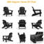 Chaise Adirondack pliante en plastique Hyginos-833321424