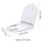 U-Shaped Soft-Close Toilet Seat