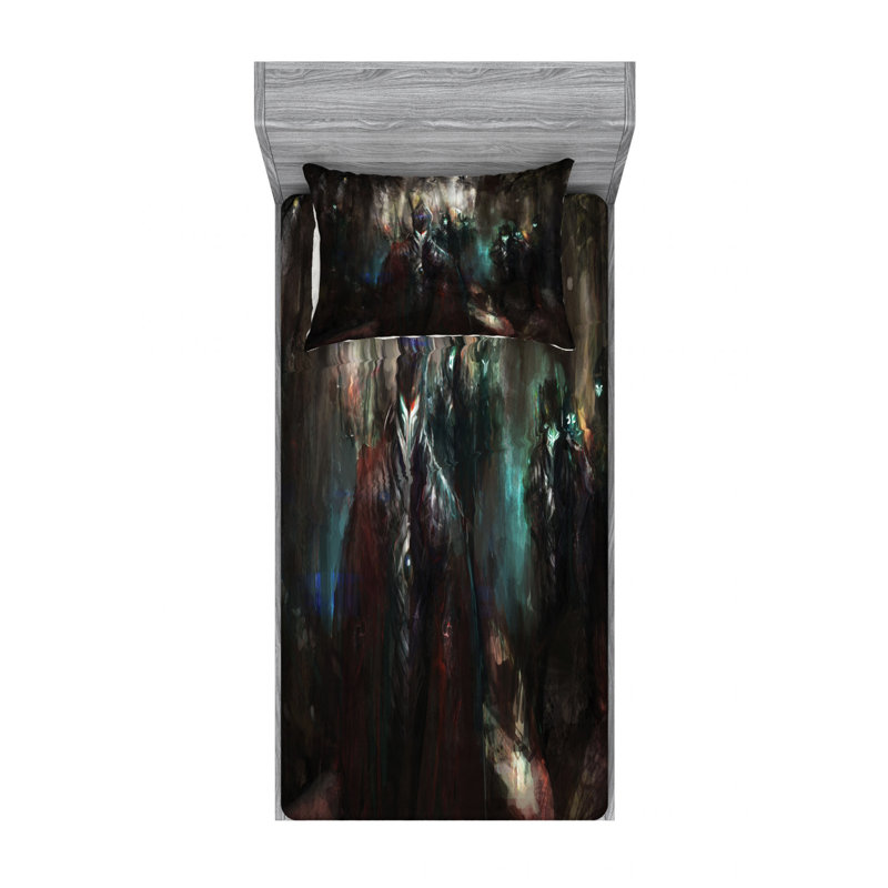 Microfiber Sheet Set, Twin Sheet Set with Fitted Sheet