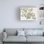 Art mural sur toile, "Leslie Trimbach Birch On A Branch I"