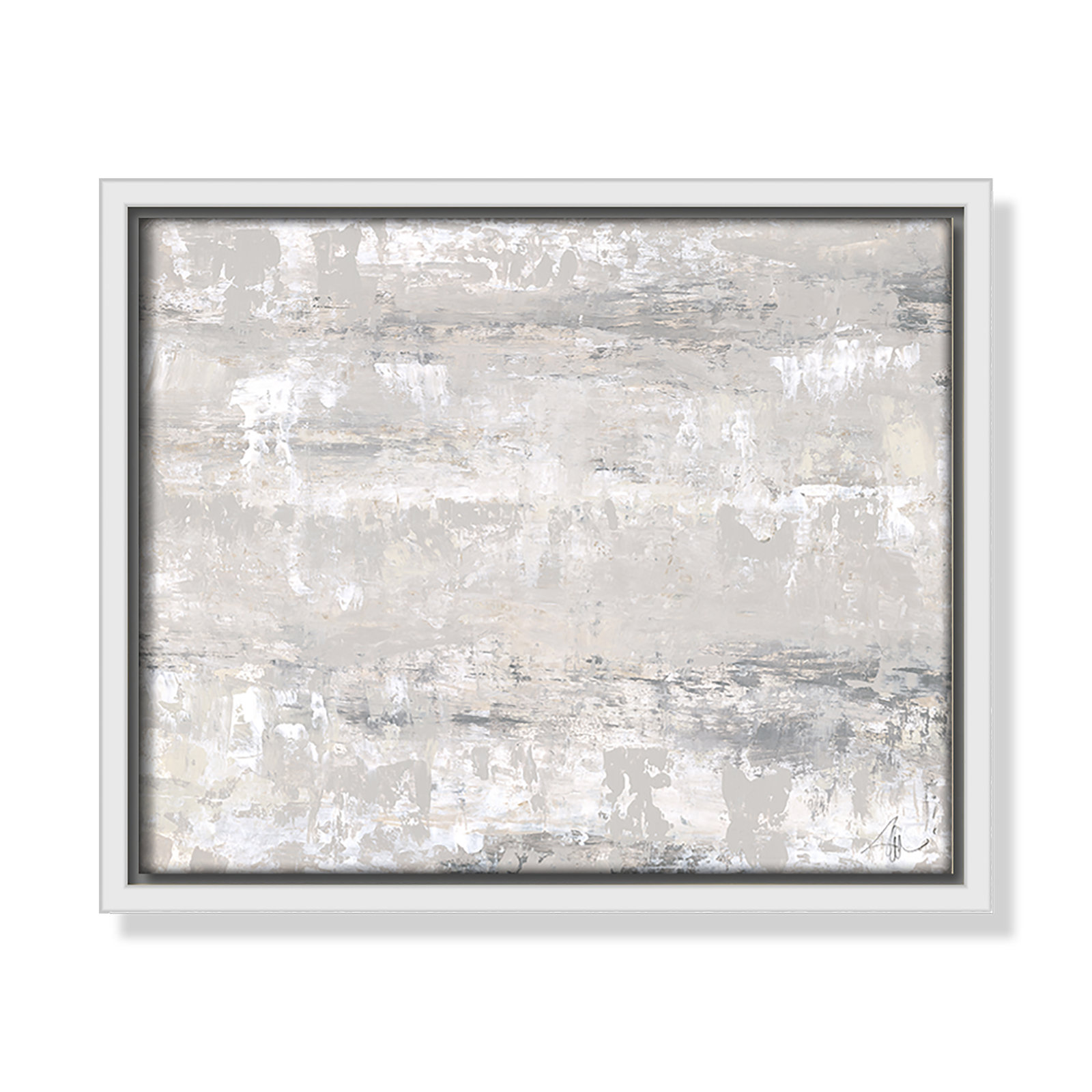 Desert Winds by Filippo Ioco - Print, 9.5" H x 11.5" W x 2" D, White Framed Canvas