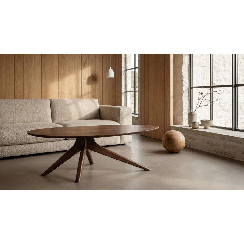 Chelse Solid Wood Coffee Table, Coffee