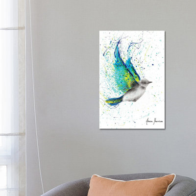 Solo Summer Bird by Ashvin Harrison - Wrapped Canvas Gallery-Wrapped Canvas Giclée