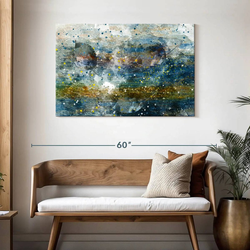 Avery Sea Depth Abstract, 30" H x 45" W