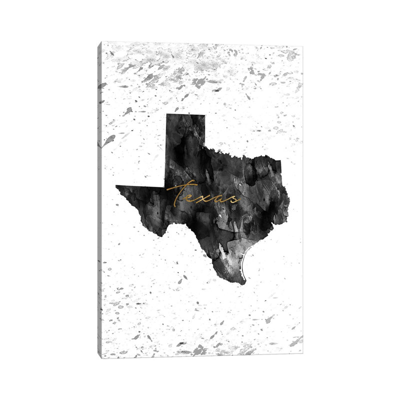 Texas - Wrapped Canvas Painting, 45.72cm H x 30.48cm W x 1.91cm D