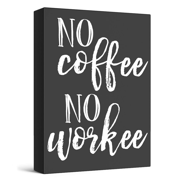 no coffee sign