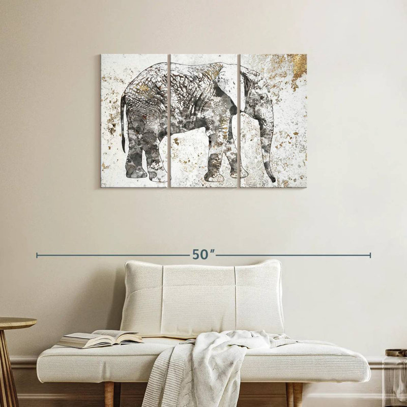 Elephant Stance, 24" H x 38" W