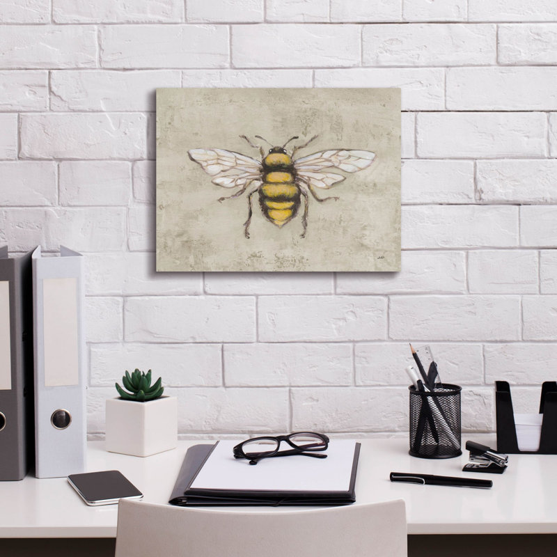 «Garden Beauties 5 Gray» par Julia Purinton, art mural August Grove®, 16 po x 12 po