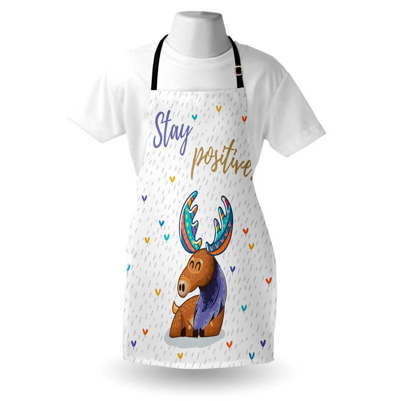 No Pattern Bib Apron