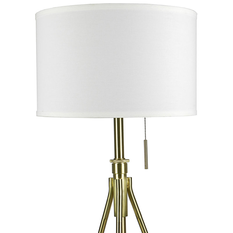 Lampe de table trépied réglable, Gold