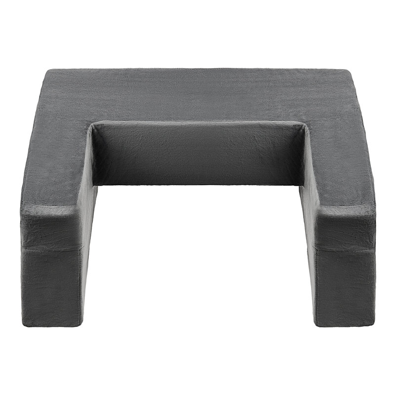 Coussin de lecture gris avec pupitre, repose-lit en mousse à mémoire de forme avec housse lavable, poches de rangement et porte-gobelet pour lire, jouer et travailler