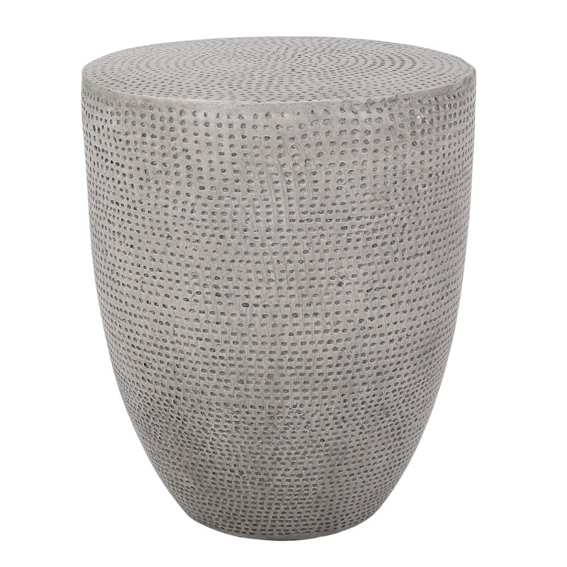 Modern Design Lightweight Concrete Table For Bedroom And Living Room Versatile Accent Outdoor