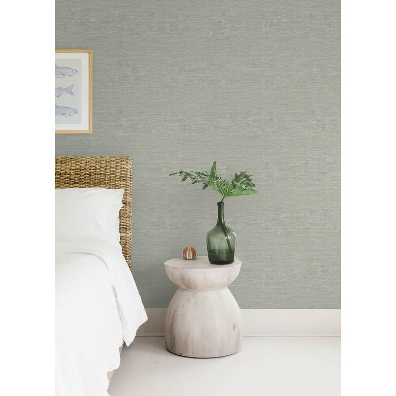 Largo Striated Wallpaper, Seafoam 