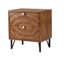 Table de chevet 2 tiroirs Cleobury-2131813024