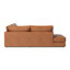 Canapé modulaire en cuir 2 pièces Serena-108988471