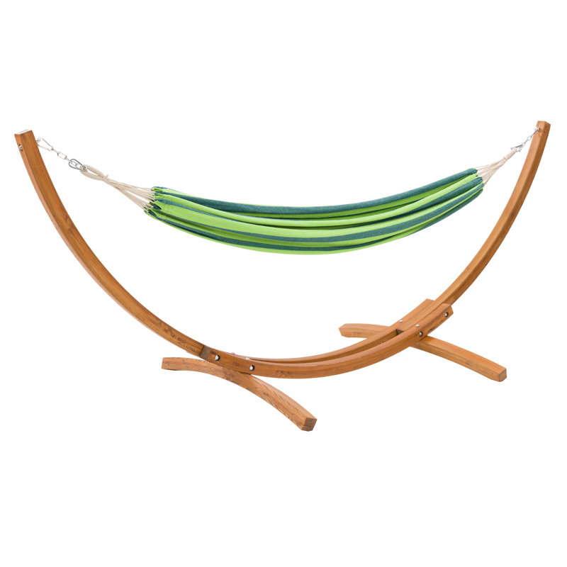 Hamac classique avec support Difranco, Bleu et vert