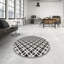 Tapis gris/zone noire à motifs Hilderbrand-1215392604