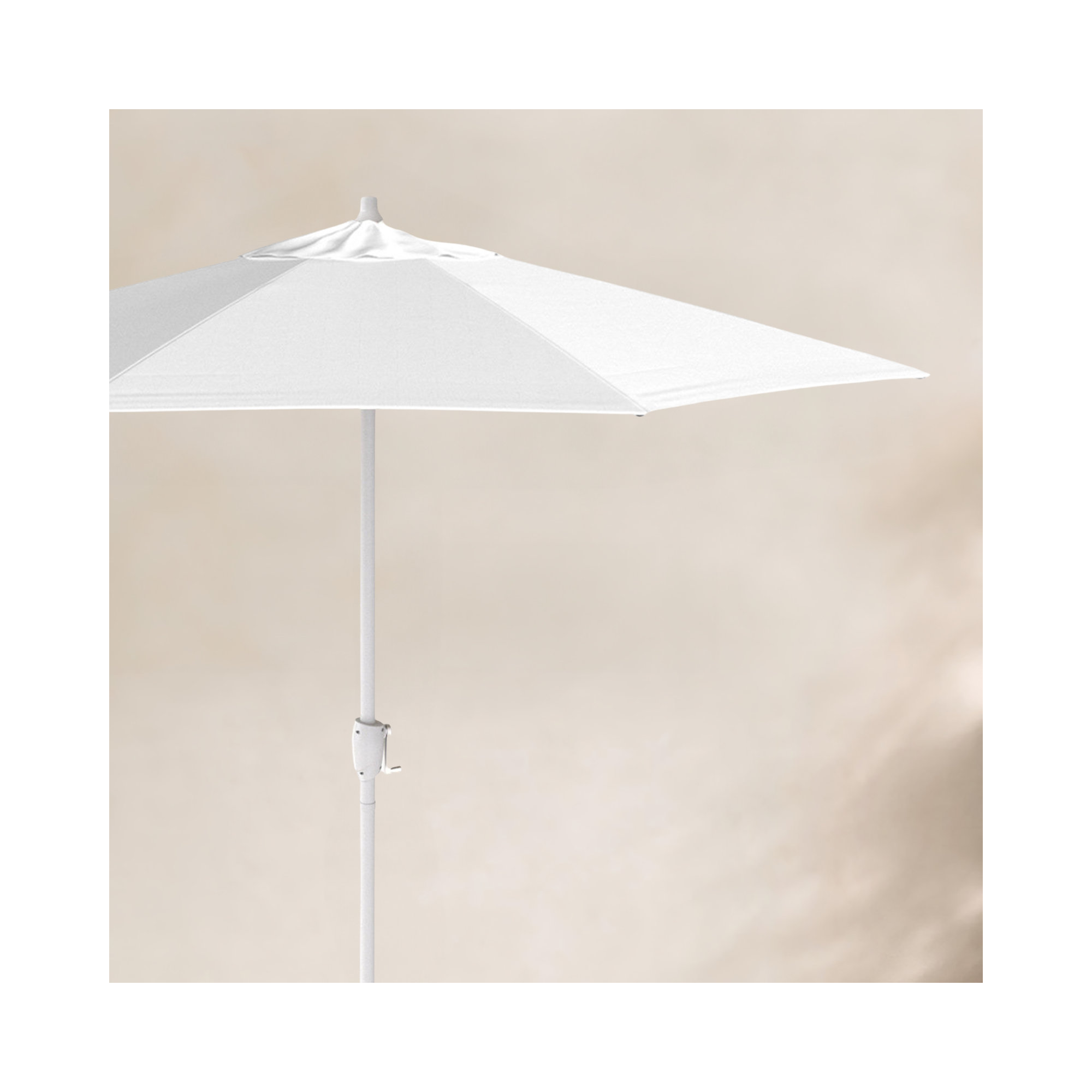Kenne Sunbrella® Outdoor Umbrella, 90" W x 90" D, Canvas Natural Sunbrella® Canvas