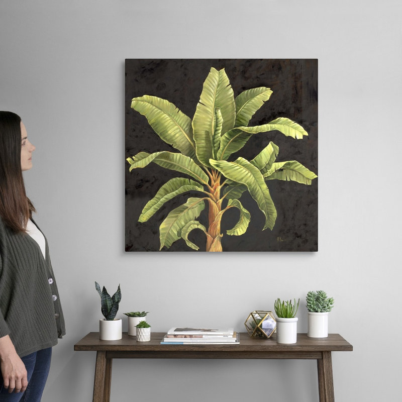 Art mural sur toile Parlor Palm II, Toile tendue, H 30 po x l 30 po x P 1,25 po