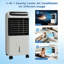 32 pouces 3-en-1 32 po portable refroidisseur par évaporation portable, humidificateur de ventilateur de glace avec minuterie 12H télécommande 60 ° oscillation, réservoir d'eau 3,2 gallons