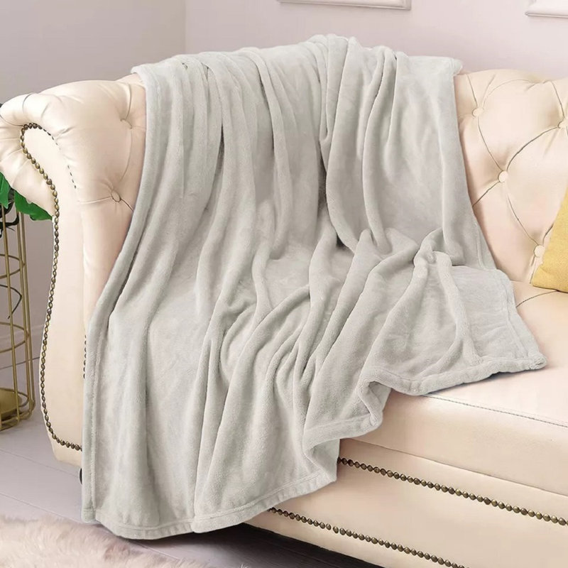 Fairmont Park Throw, 240cm W x 270cm L, Mink