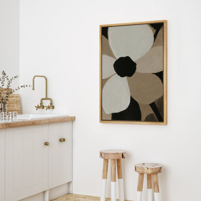 Reproduction florale sur toile encadrée pour la nature