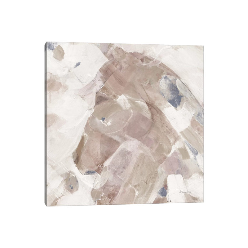 Kaleidoscope Horse II Neutral Navy by Albena Hristova - Wrapped Canvas Gallery-Wrapped Canvas Giclée