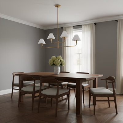 Lustre à quatre lumières Mendota de Génération Lighting par Visual Comfort