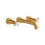 AXOR Montreux Wall Mounted Bathroom Faucet Trim with Cross Handles Faucet Trim Only-90858551