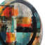 «Geometric Serenity III», art mural rond géométrique abstrait-88620647