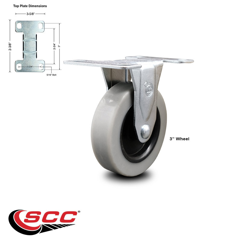 Thermoplastic Rubber Caster