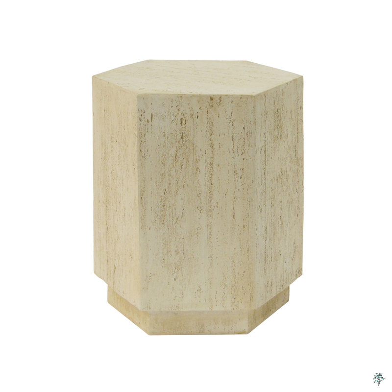 Hexagonal Archaistic Side Table