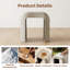 Table d'appoint en U Mgo, gris-500940589