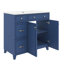 Meuble-lavabo 36 po avec lavabo en céramique-462969160