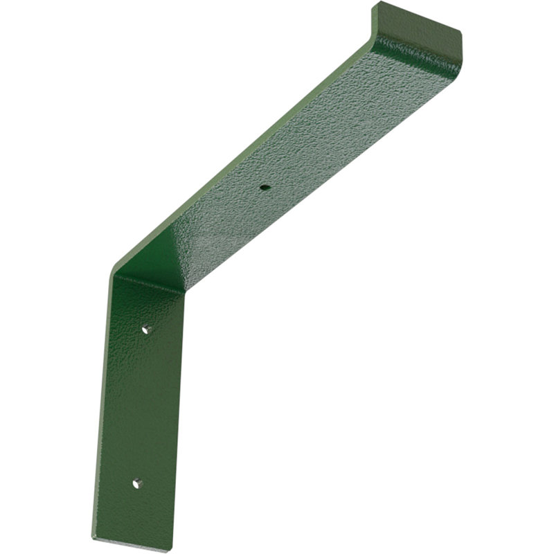 Unfinished Steel Truss Shelf Bracket 2"W x 12"D x 7.75"H