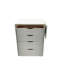 Bureau de maquillage avec panneau caché