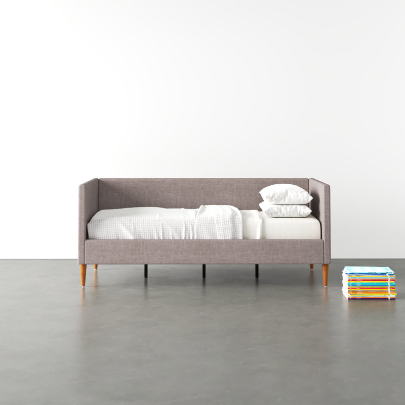 Oslo Twin Daybed, Dark Gray Linen