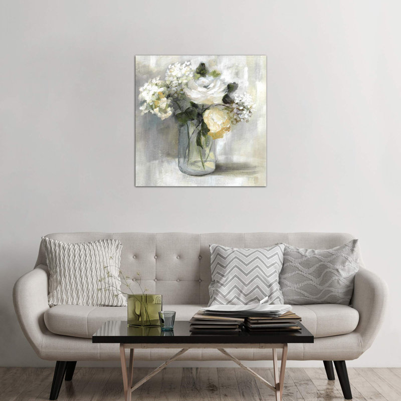Summer Nuance I by Nan - Wrapped Canvas Painting, 93.98 cm H x 93.98 cm W x 1.91 cm D