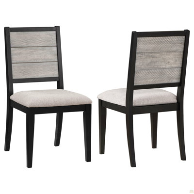 Chaise d'appoint rembourrée (ensemble de 2)