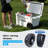 EchoSmile 60 Quarts Ice Chest with wheels in White
