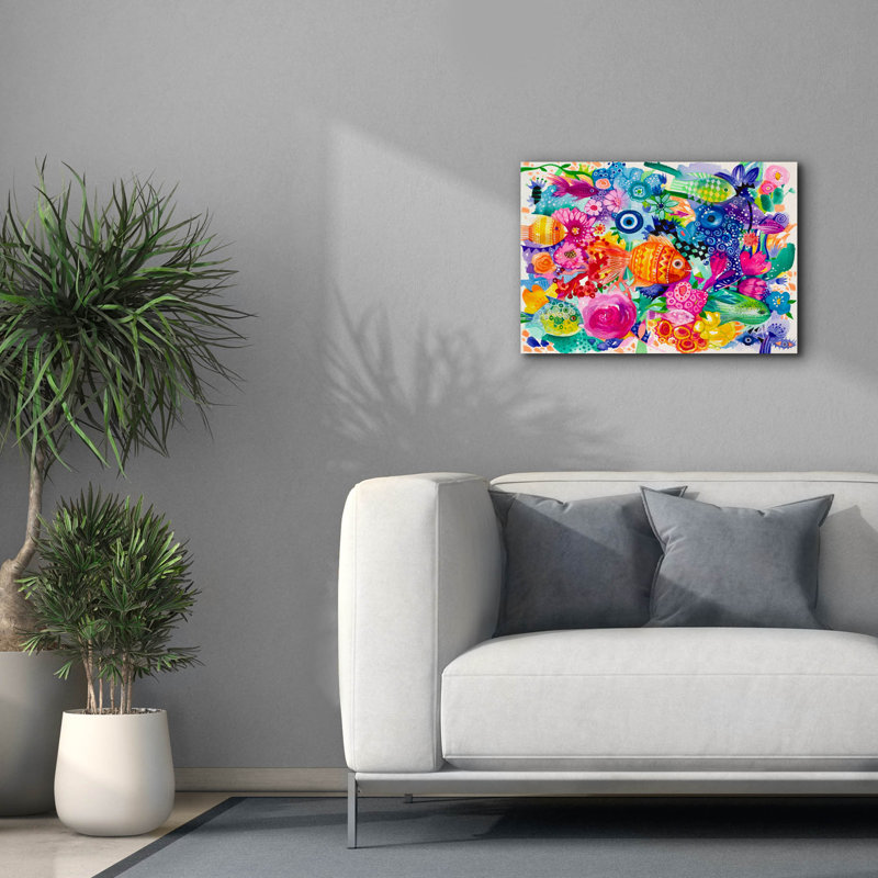 Art mural sur toile Highlands Dunes par Fish Zarika, H 18 po x l 26 po x P 0,75 po