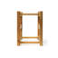 Solid Wood Tabletop Wine Bottle Rack Beige