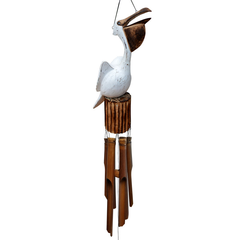 Carillon en bambou Nsonowa Galvin Pelican Carving