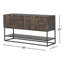 Kelby 56'' W Solid Wood Console Table-663758979