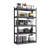 72"H  5 Tier Metal Shelves For Storage Garage Shelving 2000LBS Heavy Duty Storage Shelves Adjustable Garage Shelf Industrial Shelving Unit Storage Utility Rack-1968442766
