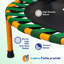 New Bounce Mini Foldable Trampoline with Handlebar - Holds Up to 150 Lbs